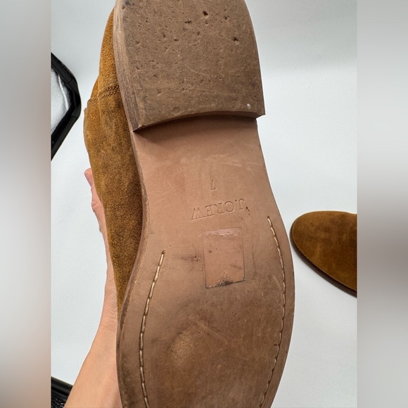 J CREW KNEE HIGH BOOTS Beige Suede - Picture 7 of 10